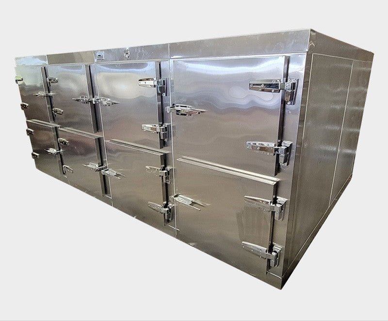 8 - Door Vault - Style Morgue Cooler | Model 1070 - 2MB8 - American Mortuary Coolers & Equipments