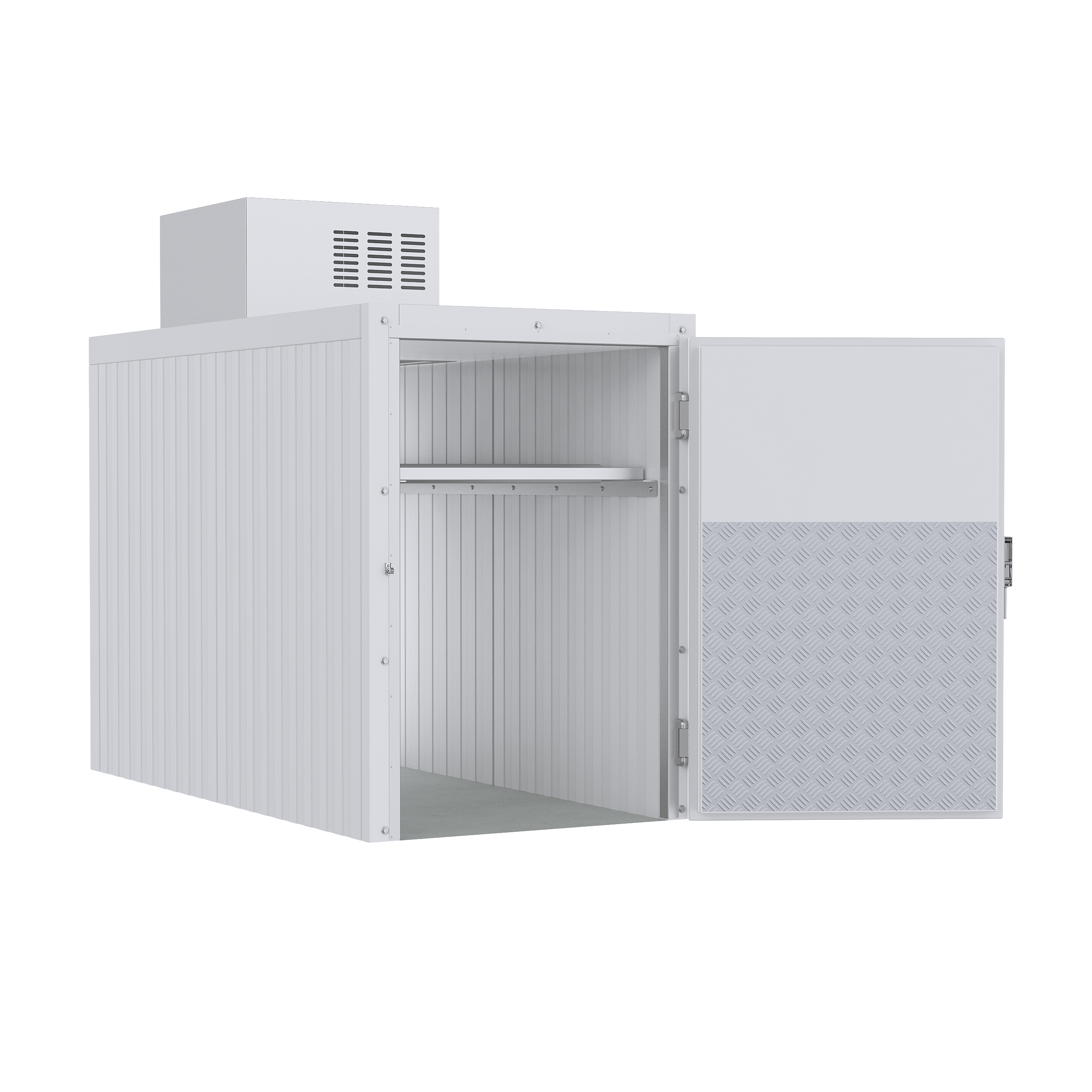 2 Body Extra Wide Roll-In Mortuary Cooler – USA Made