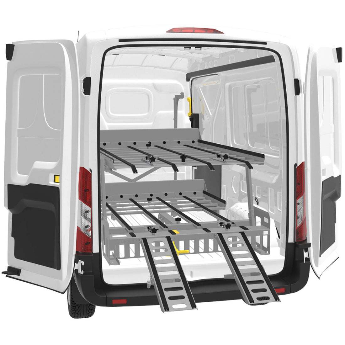 AME-DD4000 Double-Deck Casket Transporter | Cargo Van Deck System