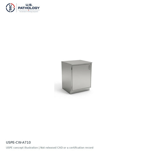 USPE Acid Storage Cabinet, Left-Hinged
