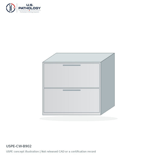 USPE 2-Drawer Base Cabinet