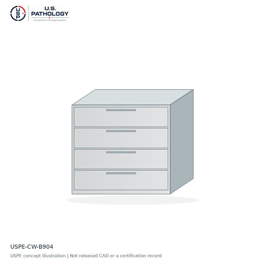 USPE 4-Drawer Base Cabinet