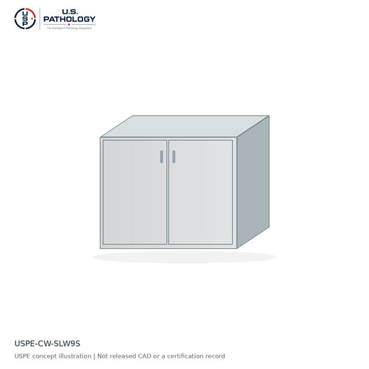 USPE Wall Sliding-Door Cabinet, Solid