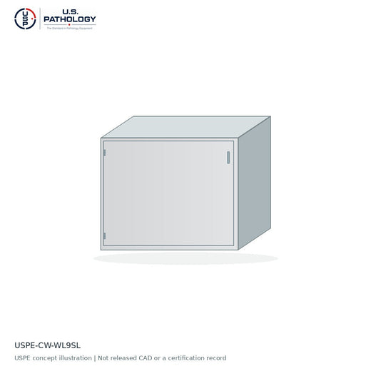 USPE Solid Wall Cabinet, Left