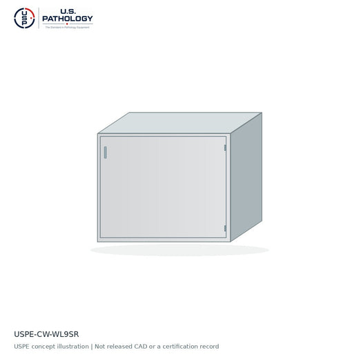 USPE Solid Wall Cabinet, Right