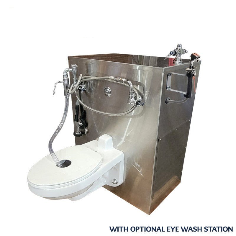 American-made stainless steel embalming station built for durability and precision, combining craftsmanship and functionality for funeral home professionals.