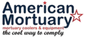 "American Mortuary Coolers brand logo – funeral home and mortuary equipment manufacturer"