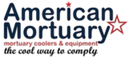"American Mortuary Coolers brand logo – funeral home and mortuary equipment manufacturer"