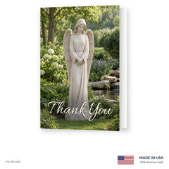 Angel's Garden Funeral Acknowledgment Cards