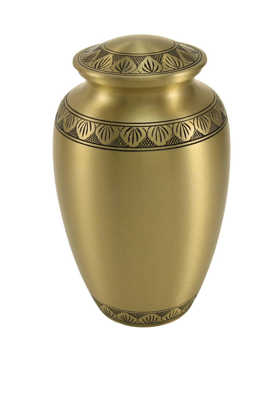 Bronze Leaf Brass Full Size Cremation Urn