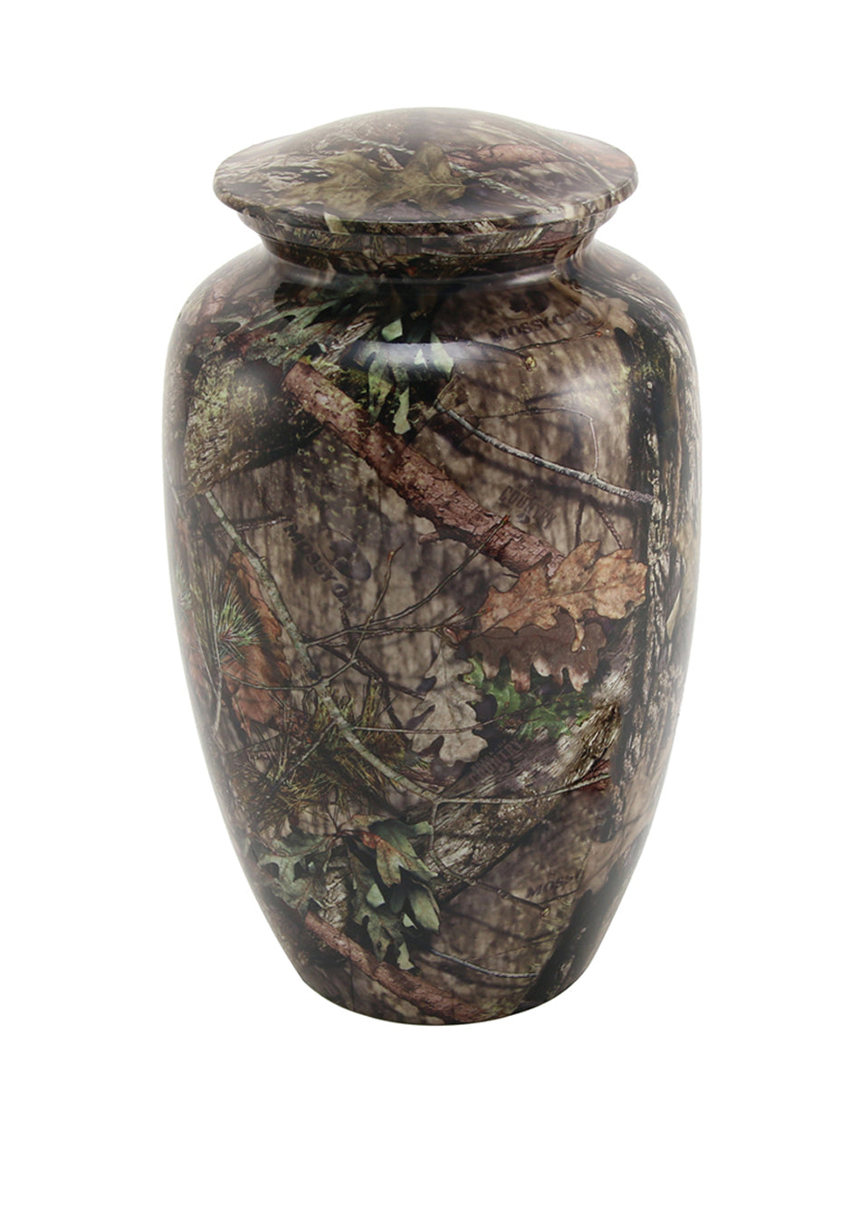 Camouflage Aluminum Full Size Cremation Urn