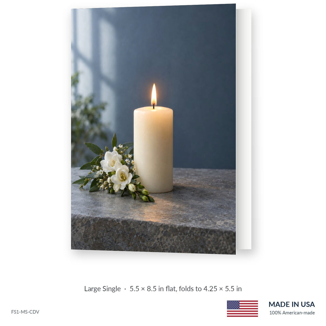 Candle Vigil Funeral Service Folders