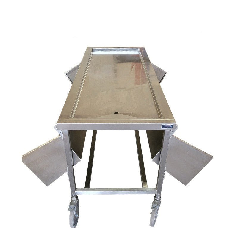 Covered Autopsy Dissection Table