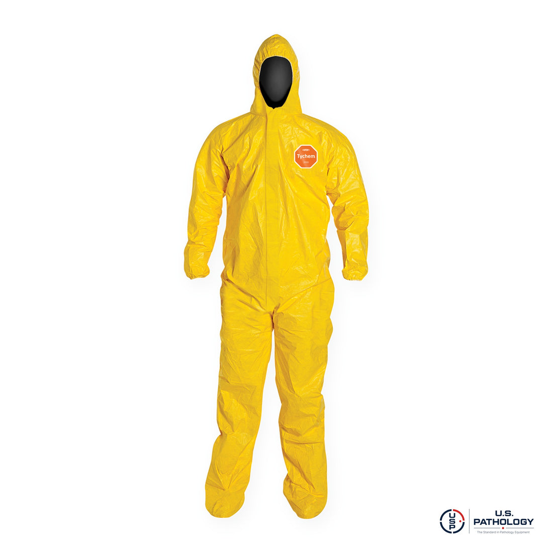 DuPont™ Tychem® 2000 QC122 Coverall, Attached Hood & Boots, Elastic Wrists