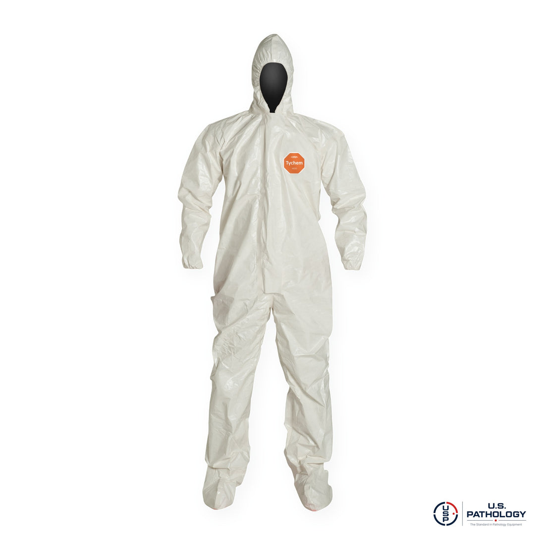 DuPont™ Tychem® 4000 SL122 Coverall, Attached Hood & Boots, Elastic Wrists