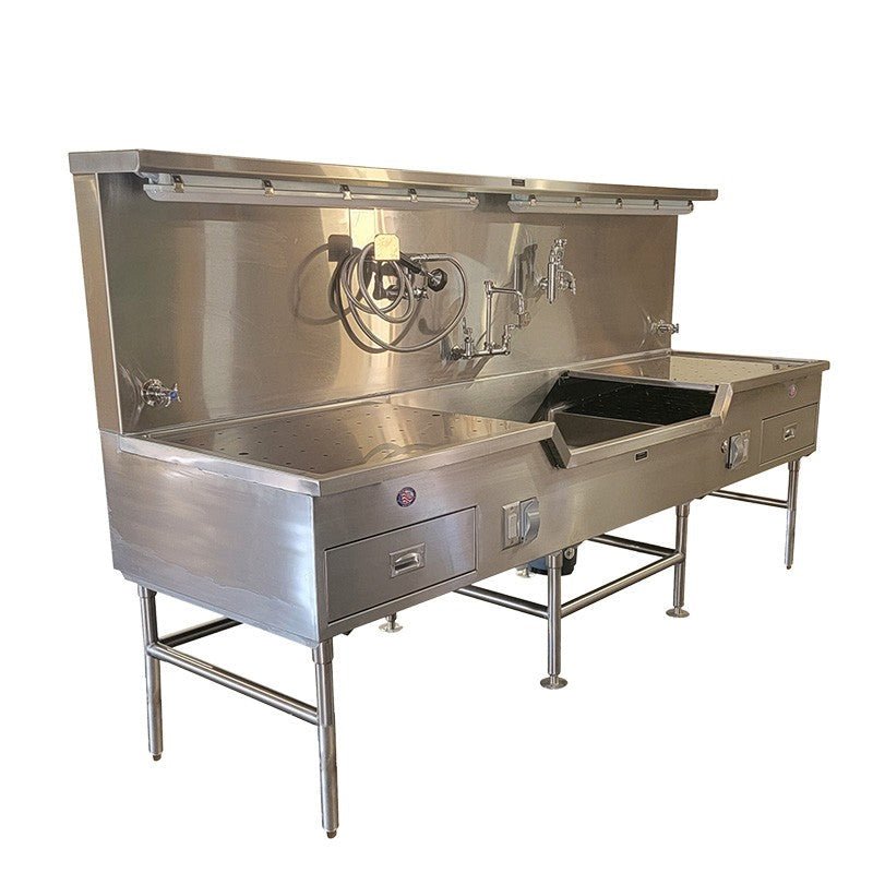 Embalming Station – Center Sink - 1036 - 11 - American Mortuary Coolers & Equipments
