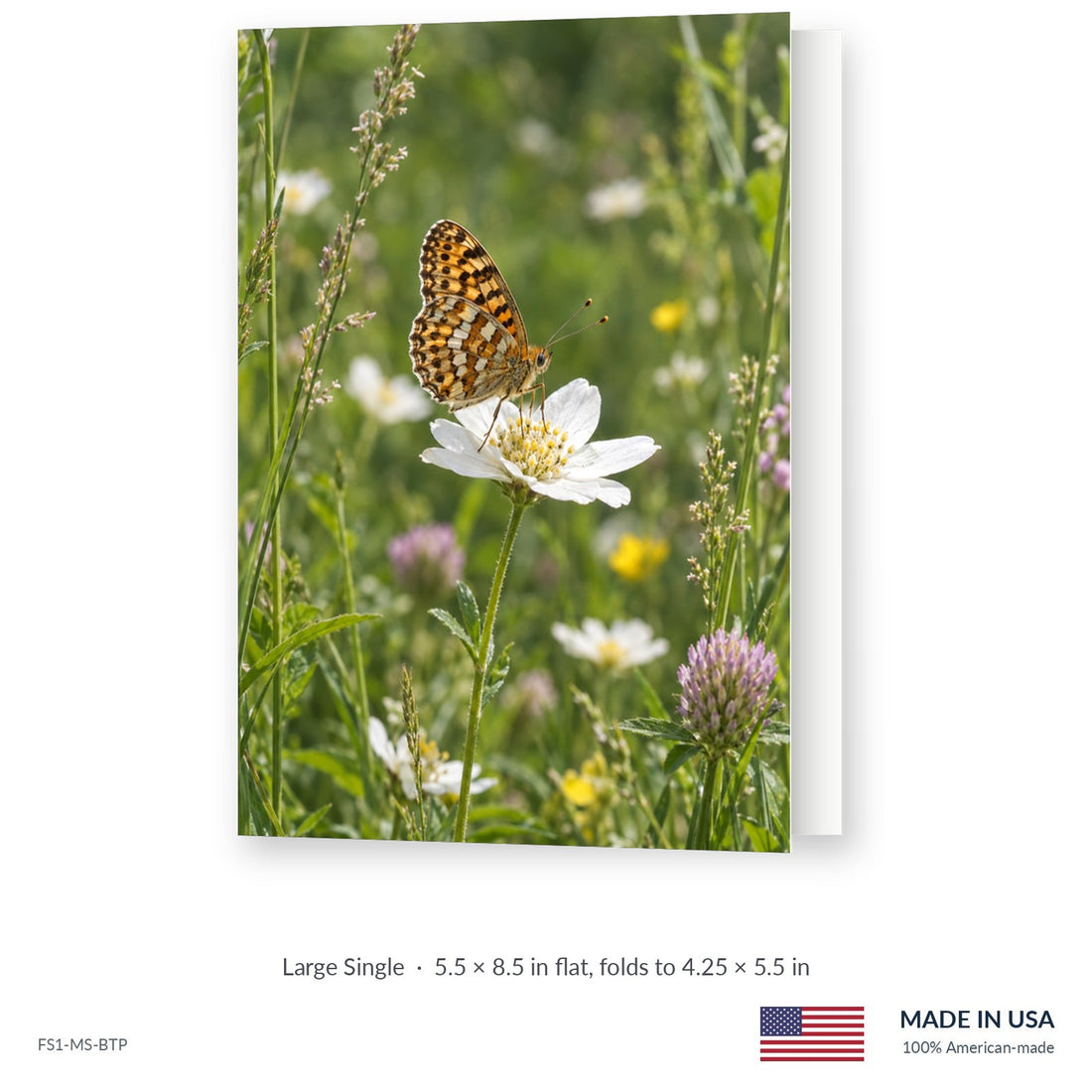 Garden Butterfly Funeral Service Folders