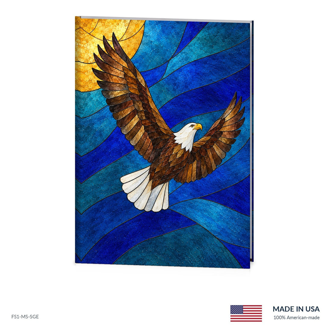 Glass Eagle Funeral Register Book