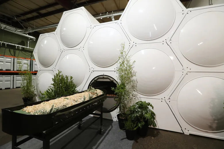 “American made human composting equipment for eco friendly natural organic reduction funeral care nationwide”