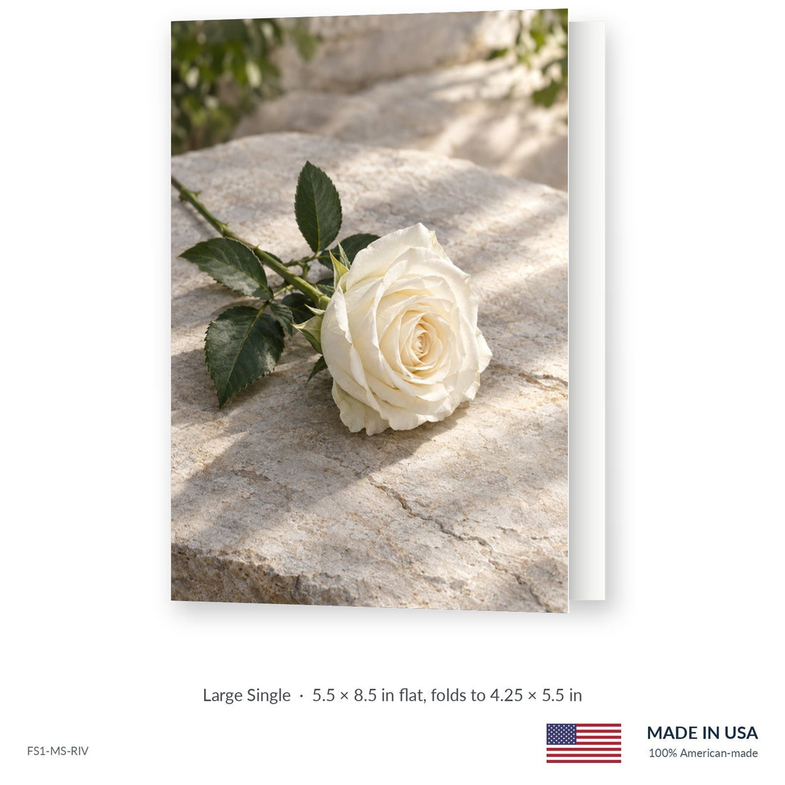 Ivory Rose Funeral Service Folders