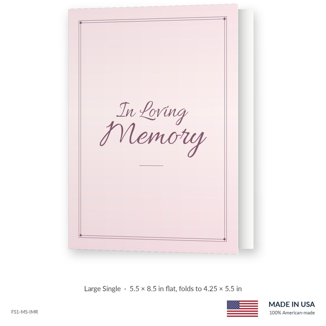 Memory Rose Funeral Service Folders