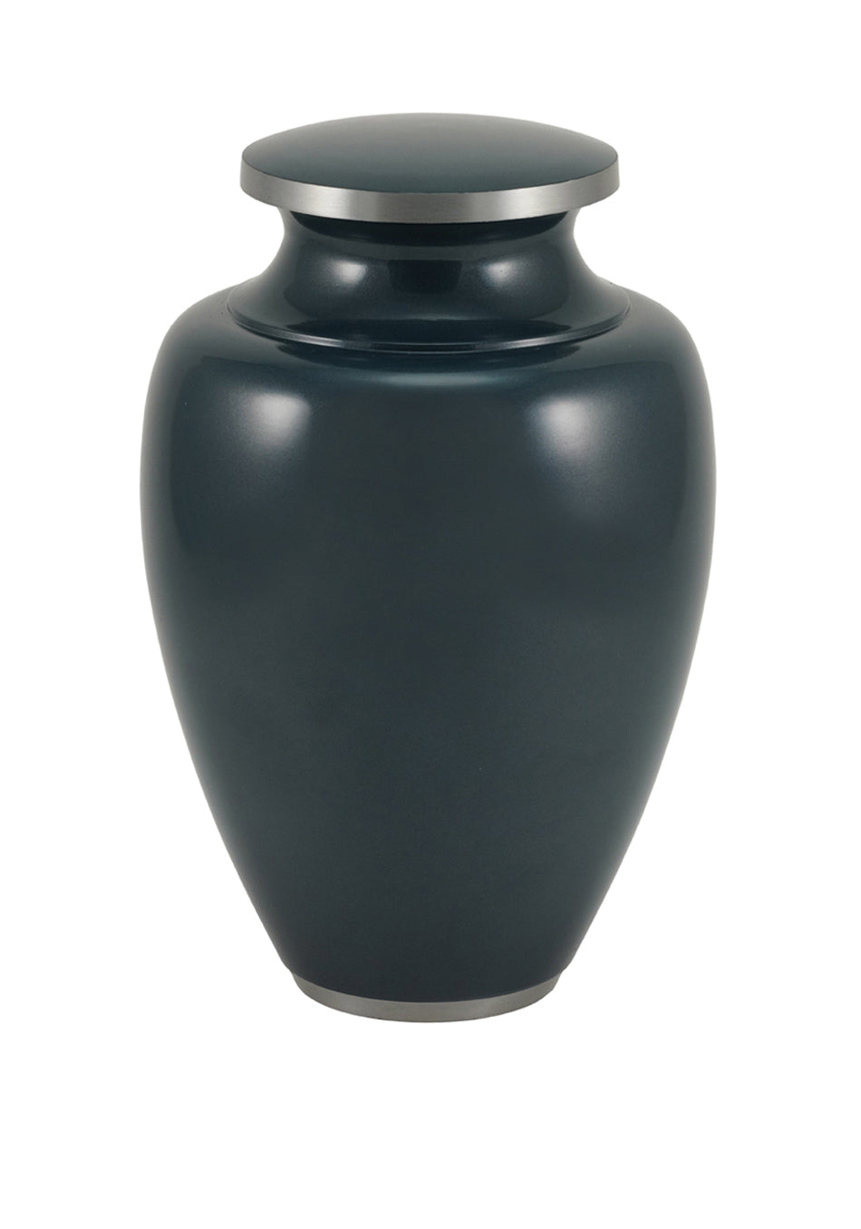 Navy Blue Aluminum Extra Large Cremation Urn
