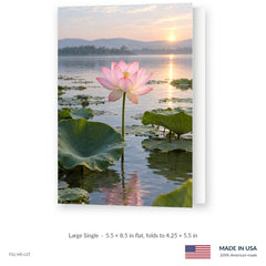 Pink Lotus Funeral Service Folders