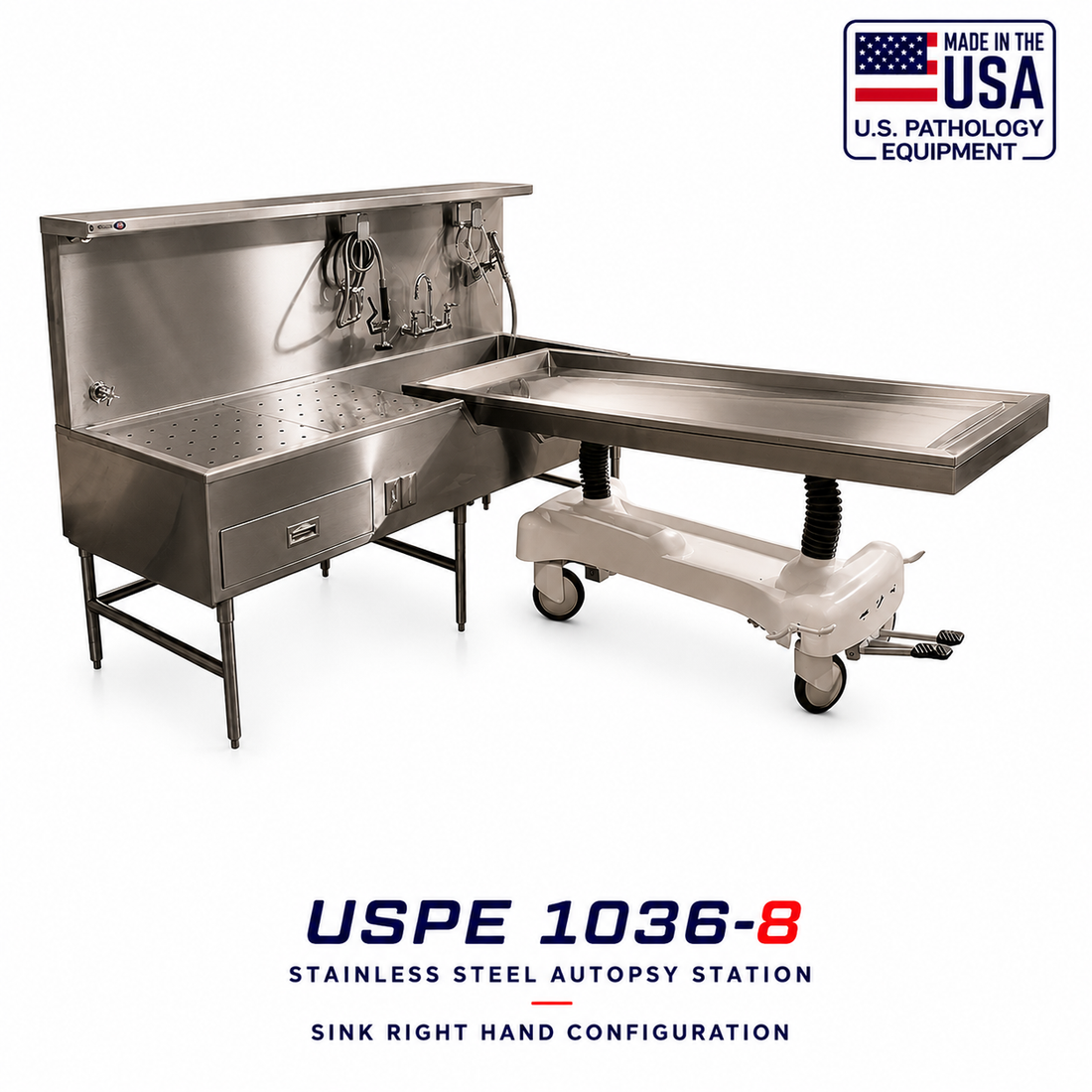 Autopsy Sink Station, Right-Hand Sink