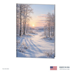 Snowy Birch Funeral Register Book