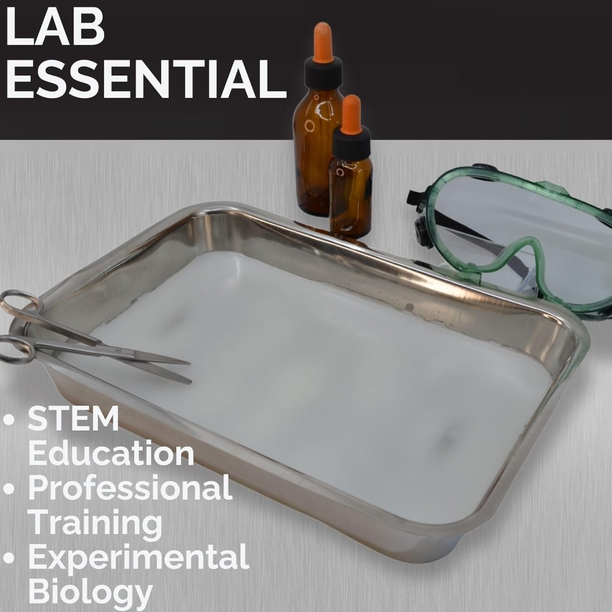 Stainless Steel Dissecting Tray with Wax – Model 1035 - 15BWB - American Mortuary Coolers & Equipments