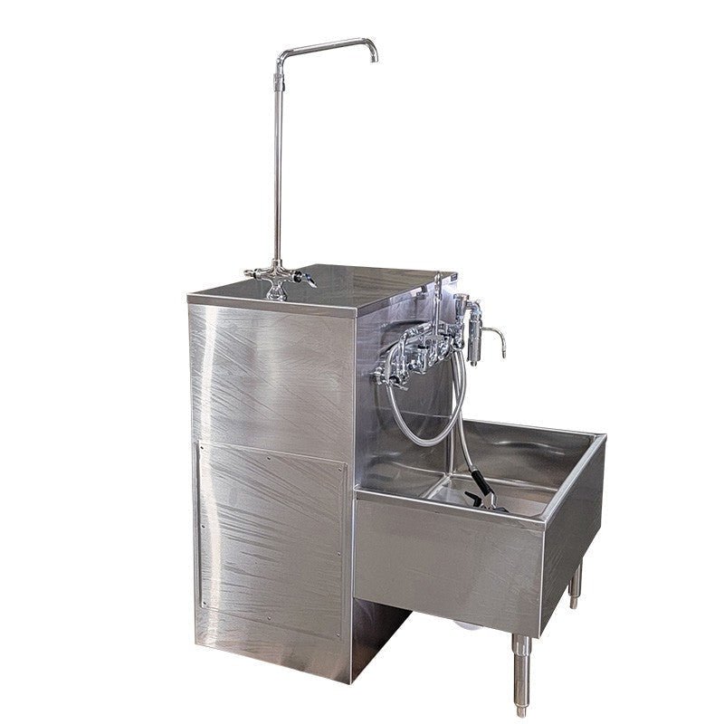 Stainless Steel Embalming Station - 1036 - ES - American Mortuary Coolers & Equipments