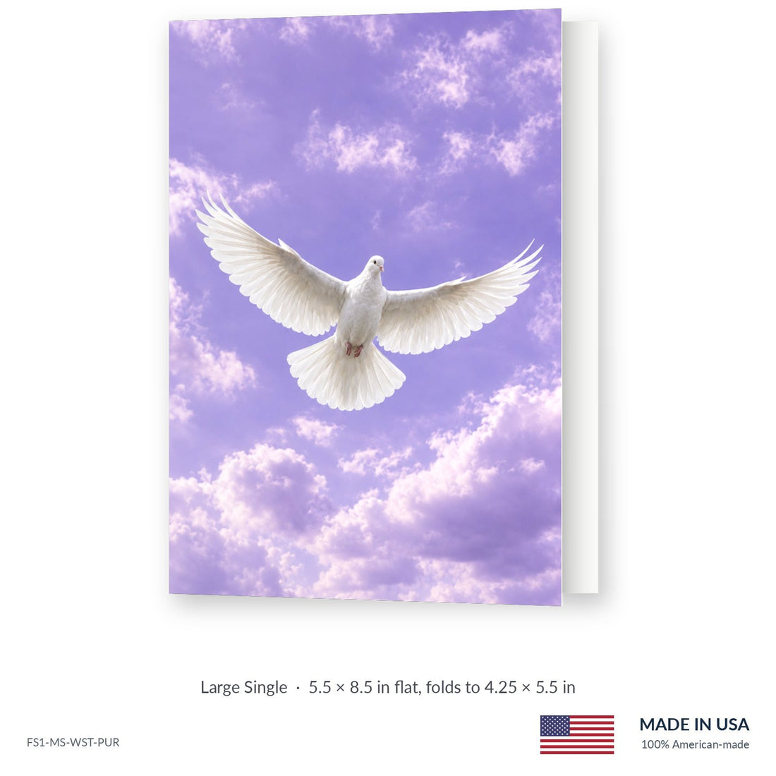 Stillness Purple Funeral Service Folders