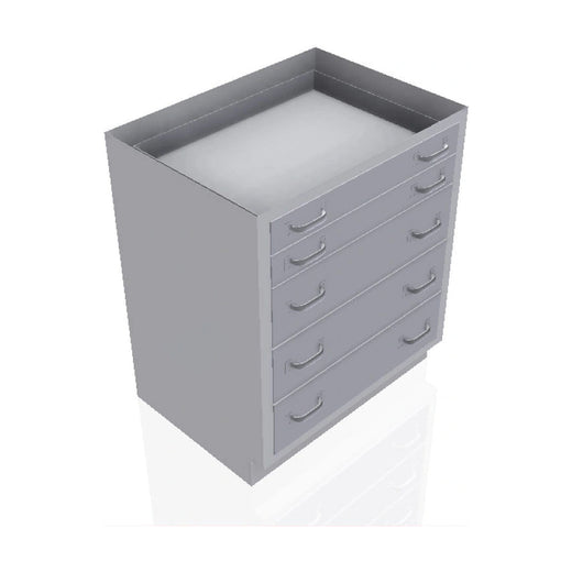 USPE 5-Drawer Lab Base Cabinet, 30–48" – Model USPE-CW-2381