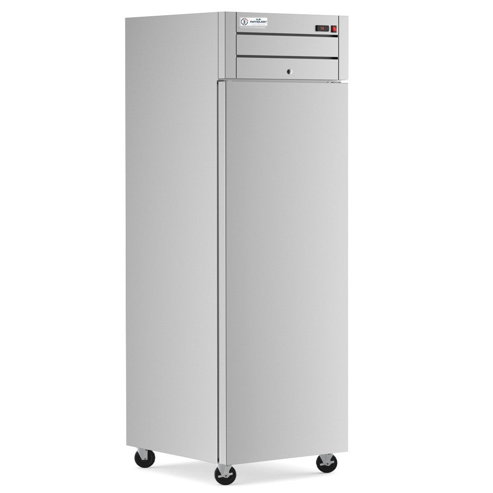 USPE 27" Left-Hinged Top-Mount Lab Refrigerator, 19 Cu. Ft.