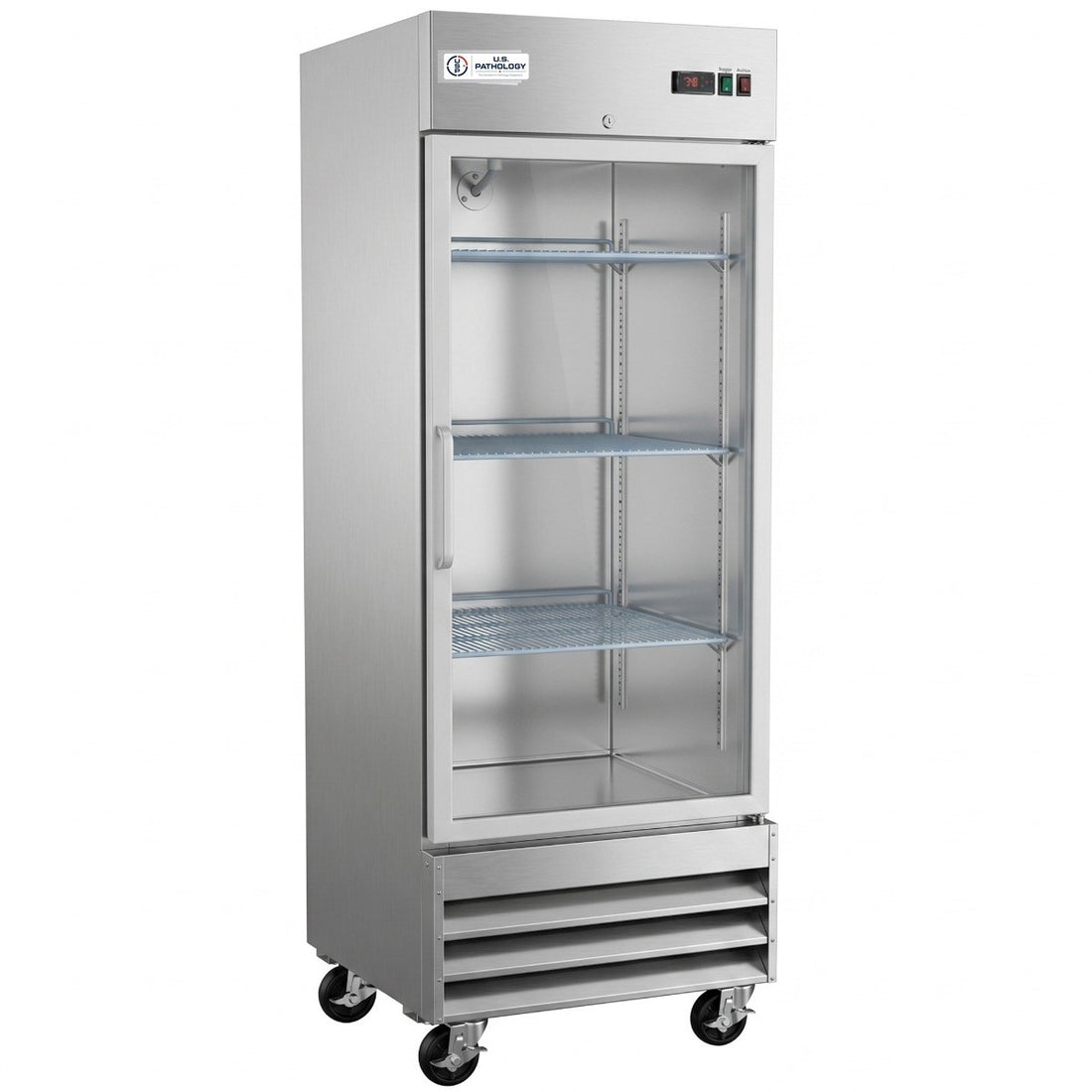 USPE 29" Glass Door Lab Refrigerator, 20.6 Cu. Ft.