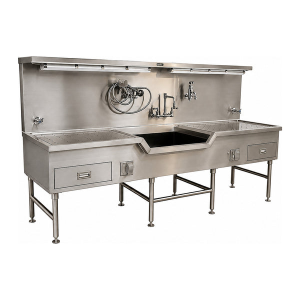 Autopsy Sink Station, Center Sink – Model USPE-AS-C