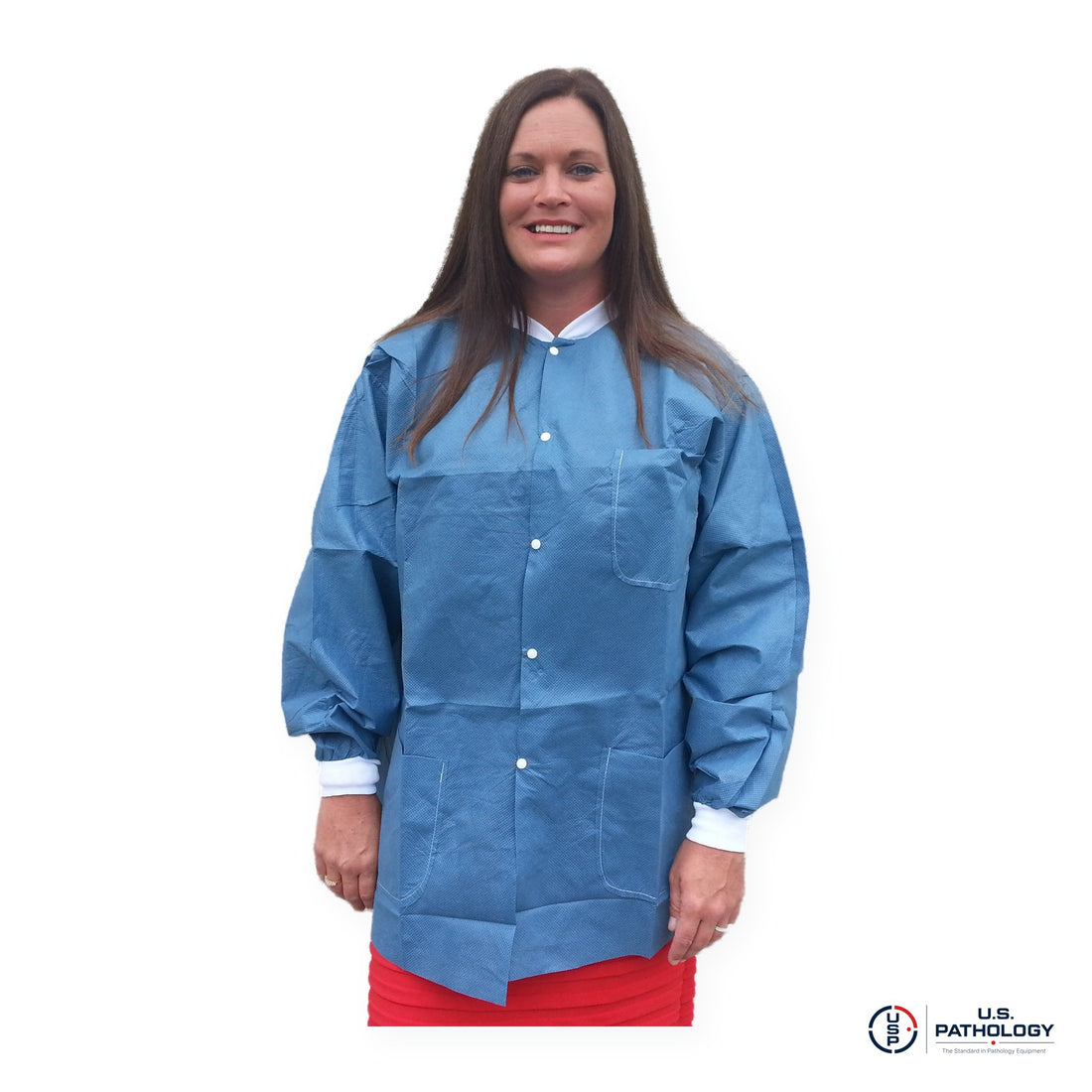 USPE Disposable Embalming Jacket – Hip-Length SMS, 10/Pack