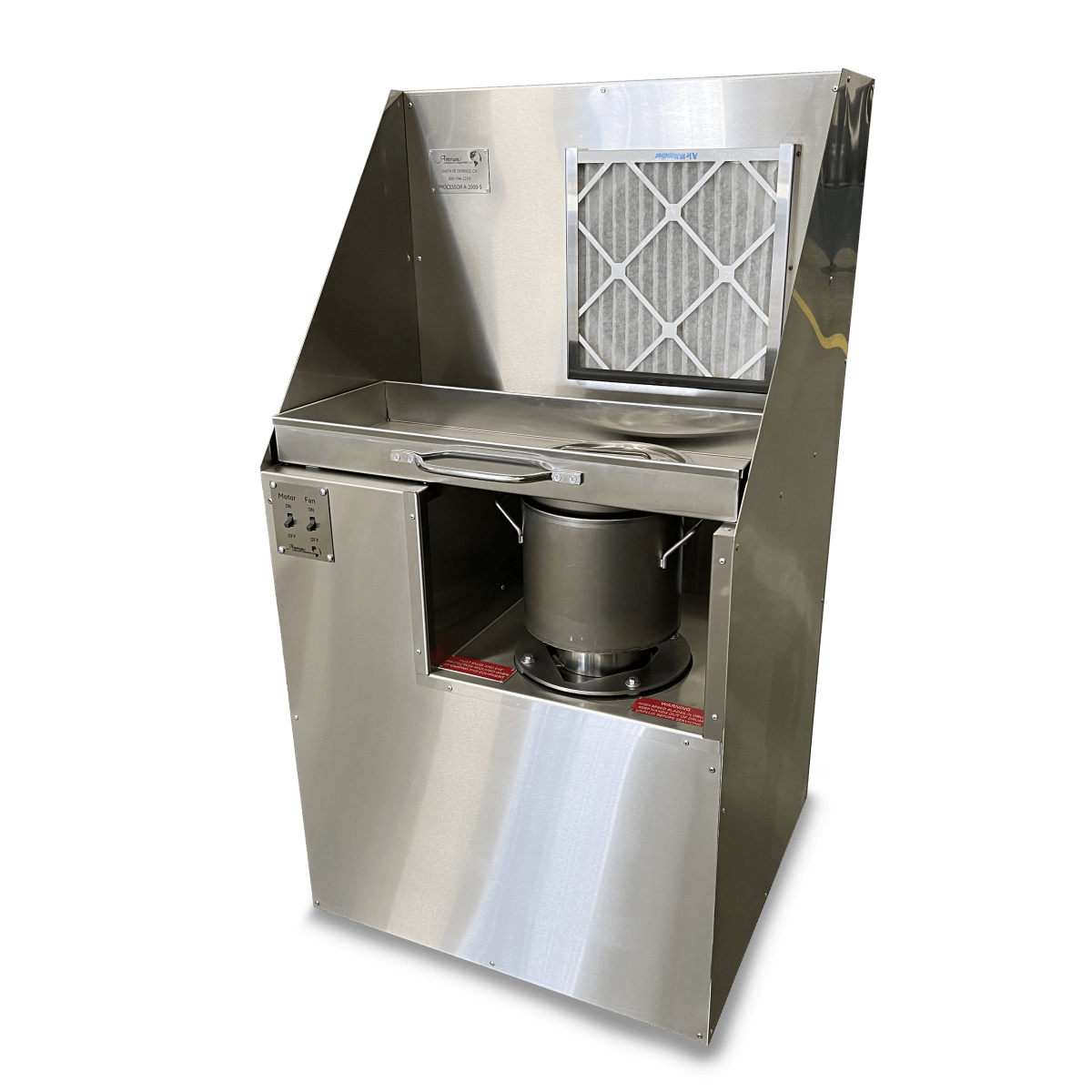 Ventless Cremains Processor Station – Model 1030 - 2KS - American Mortuary Coolers & Equipments