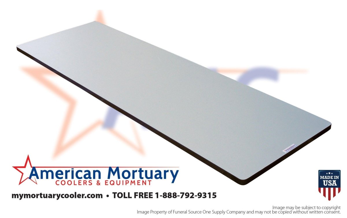 Ultra - Tough Laminated Mortuary Body Boards with Rubber Edge – Heavy - Duty, Lift & Rack Compatible - American Mortuary Coolers & Equipments