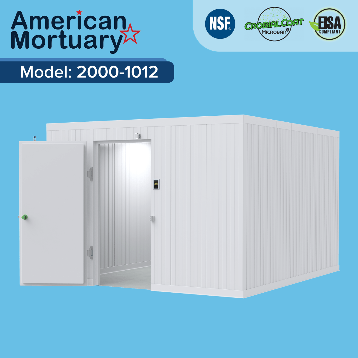 Hospital morgue cooler sizing chart 6 body unit