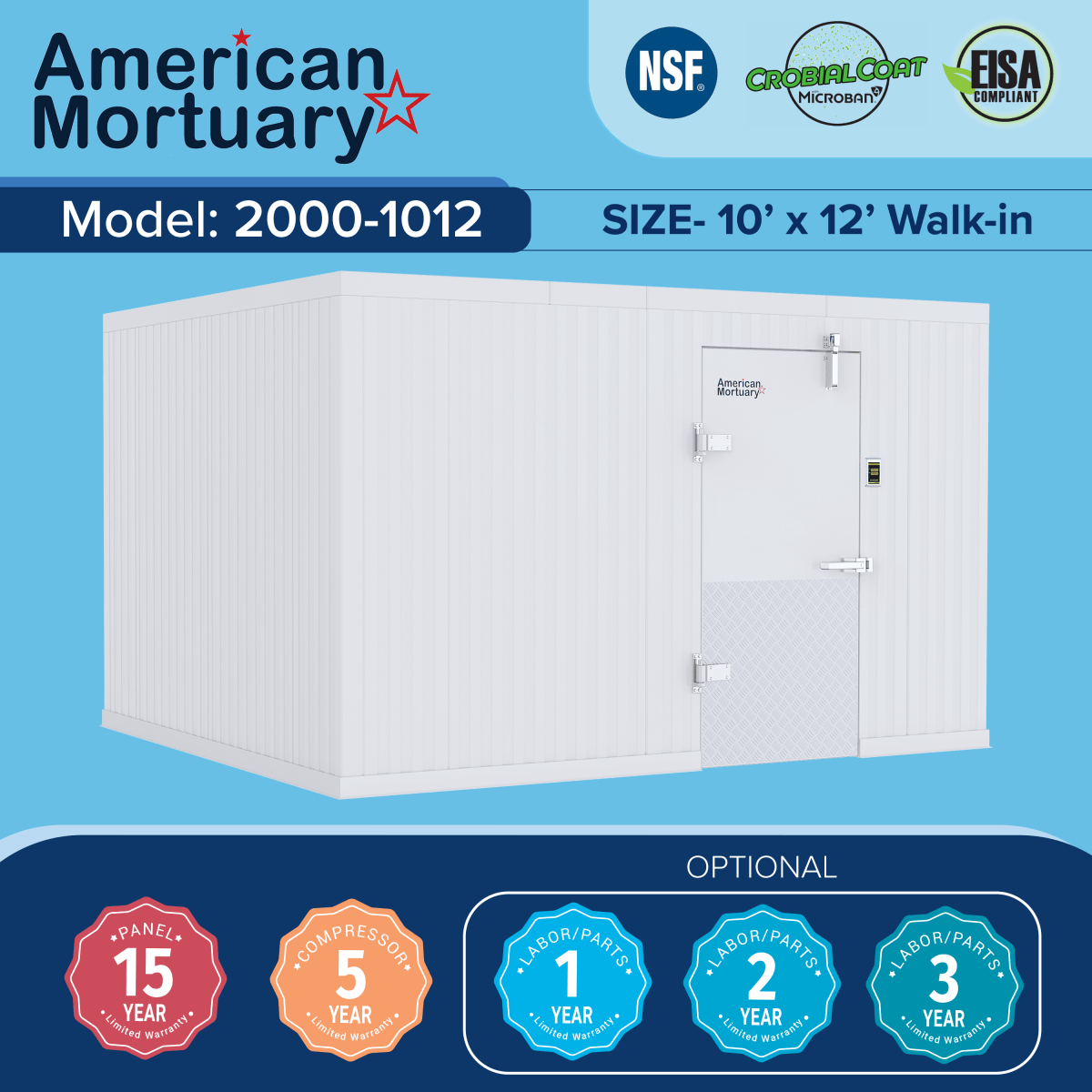 Buy mortuary coolers for funeral home and hospital use