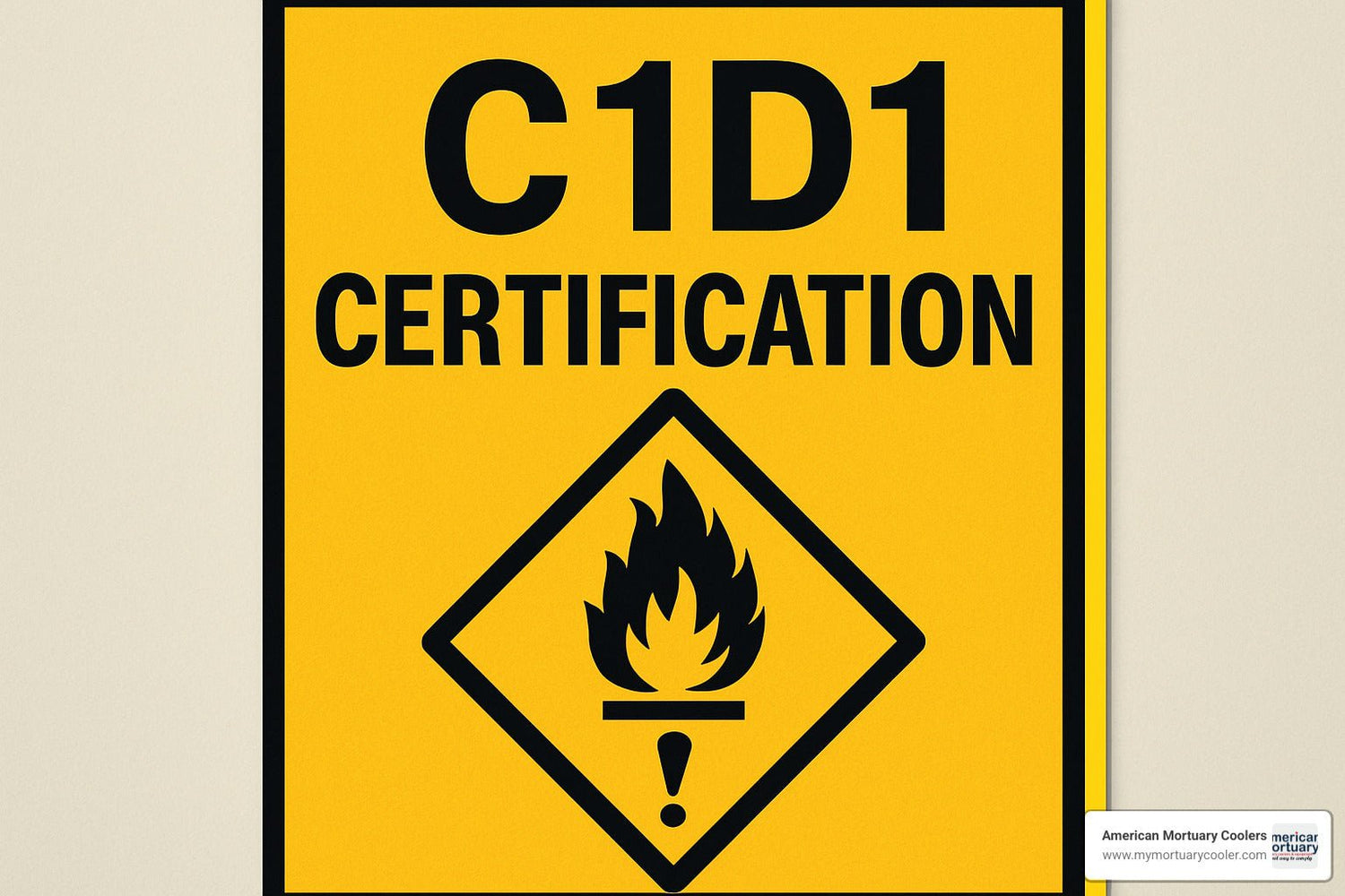 A Comprehensive Guide to C1D1 Certification Requirements - American Mortuary Coolers & Equipments