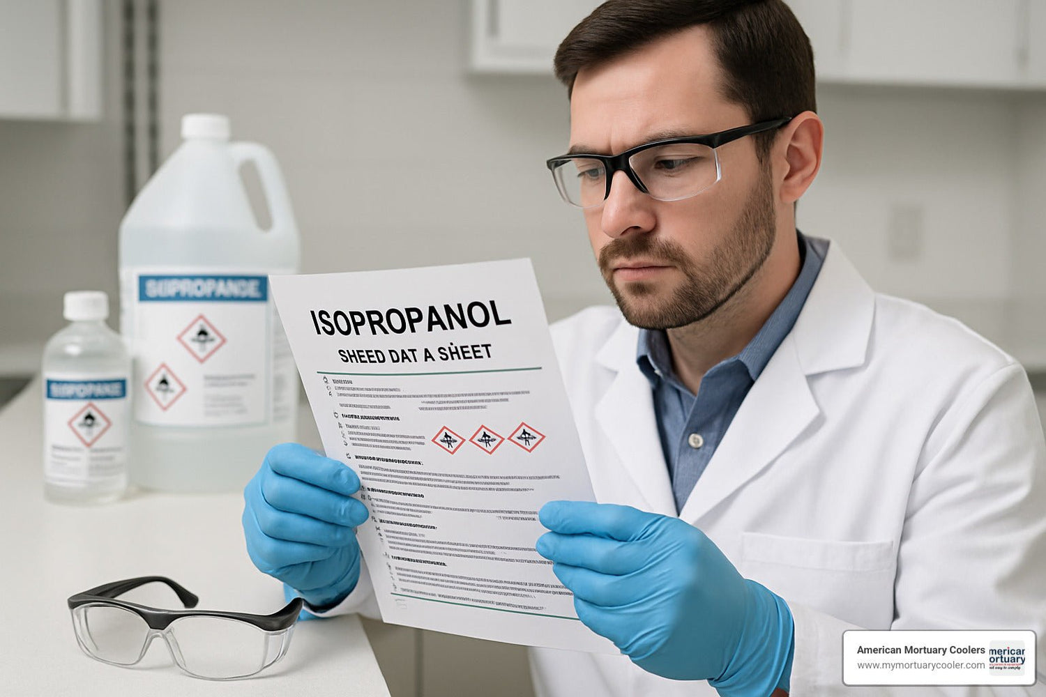 A Practical Guide to Isopropanol Safety Data Sheets - American Mortuary Coolers & Equipments