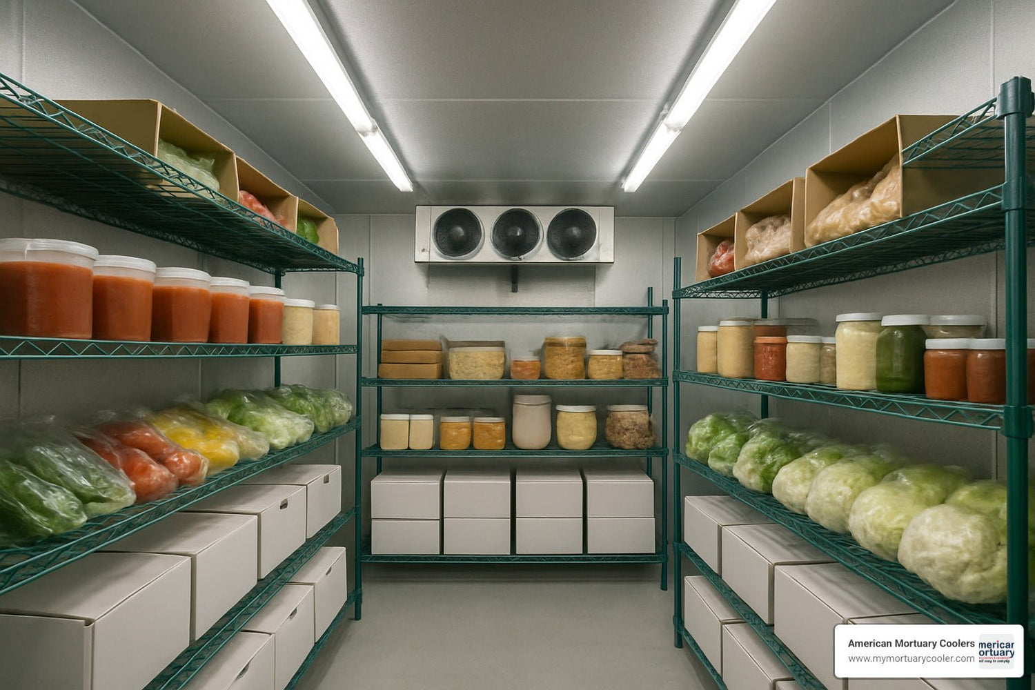 A Practical Guide to the Lighting Required in a Walk-In Cooler - American Mortuary Coolers & Equipments