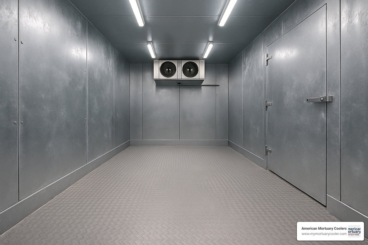All About Walk-In Freezer Floor Options - American Mortuary Coolers & Equipments