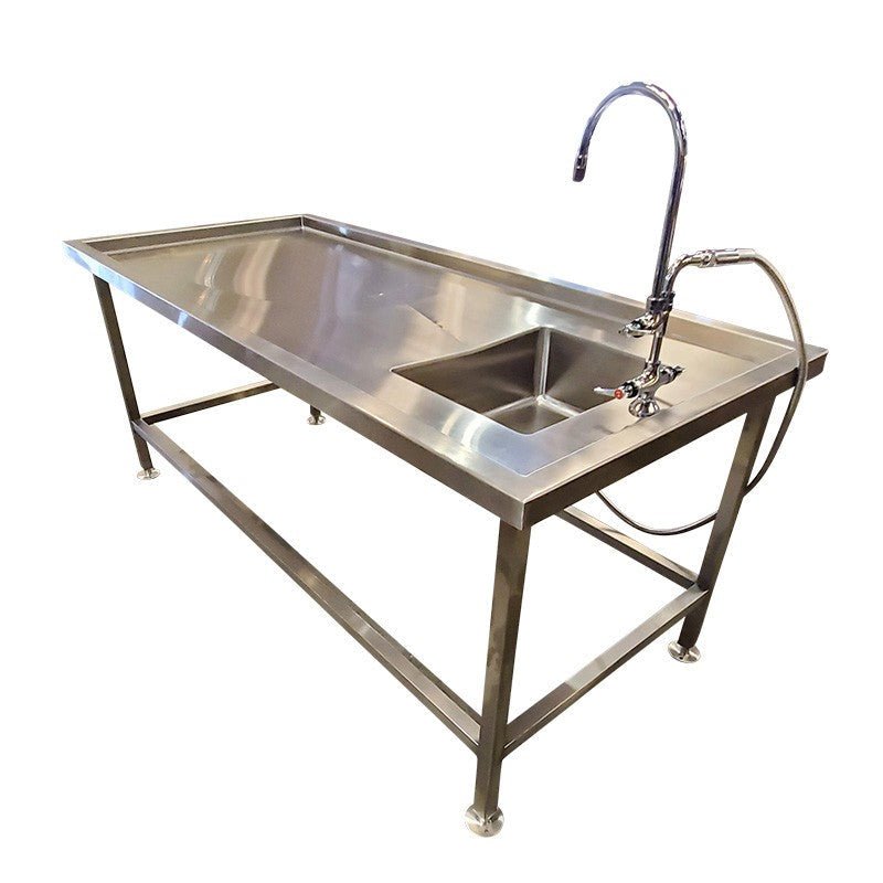 Build a Better Autopsy Suite with the AME 1035-8PAT – The Best Mopec Table Alternative - American Mortuary Coolers & Equipments