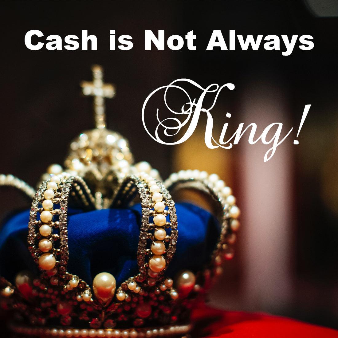 CASH IS NOT ALWAYS KING! - American Mortuary Coolers & Equipments
