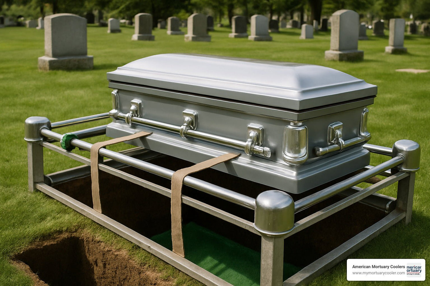 Casket Lowering Device 101: What You Need to Know Before Buying - American Mortuary Coolers & Equipments