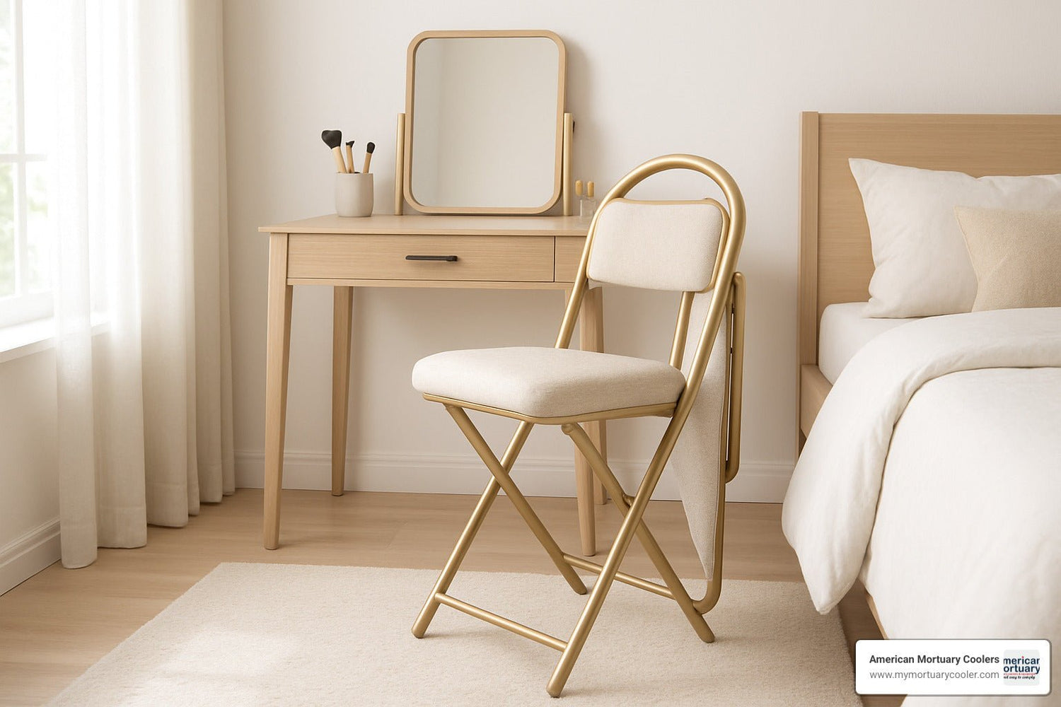 Chair Today, Gone Tomorrow – Best Folding Dressing Table Stools Reviewed - American Mortuary Coolers & Equipments