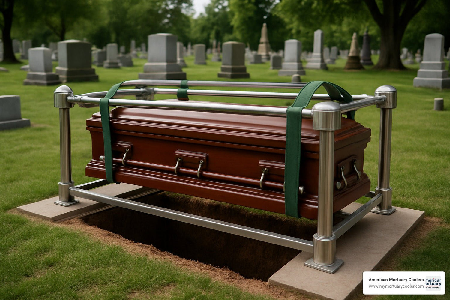 Coffin Lowering Machine for Sale: In Depth Guide to Buying - American Mortuary Coolers & Equipments